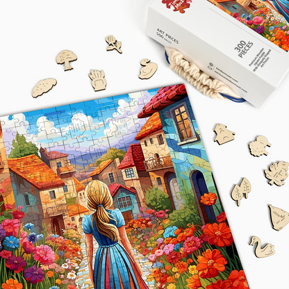 Blossom Trail - Wooden Jigsaw Puzzle