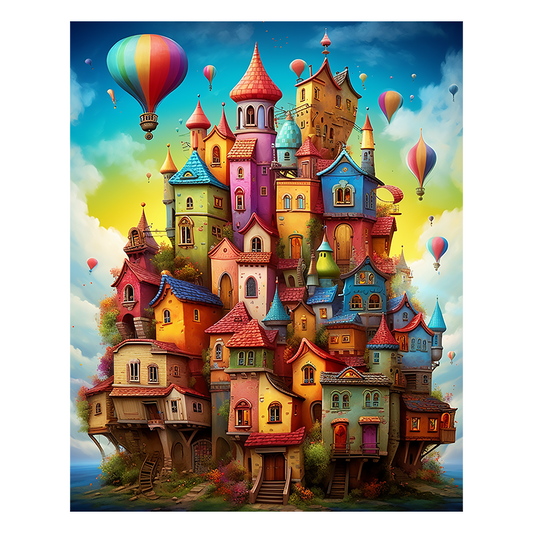 Fantasy Castles - Wooden Jigsaw Puzzle