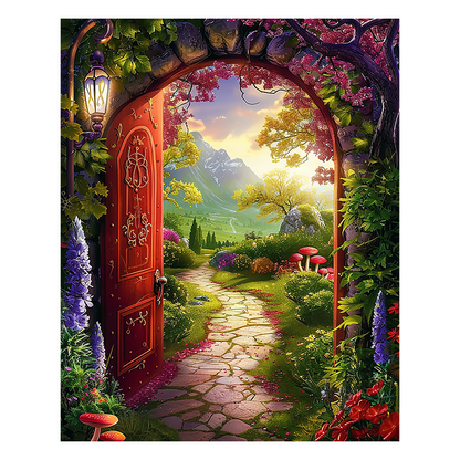 Garden Gateway - Wooden Jigsaw Puzzle