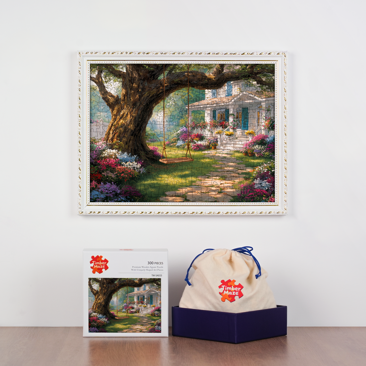 Garden Swing - Wooden Jigsaw Puzzle