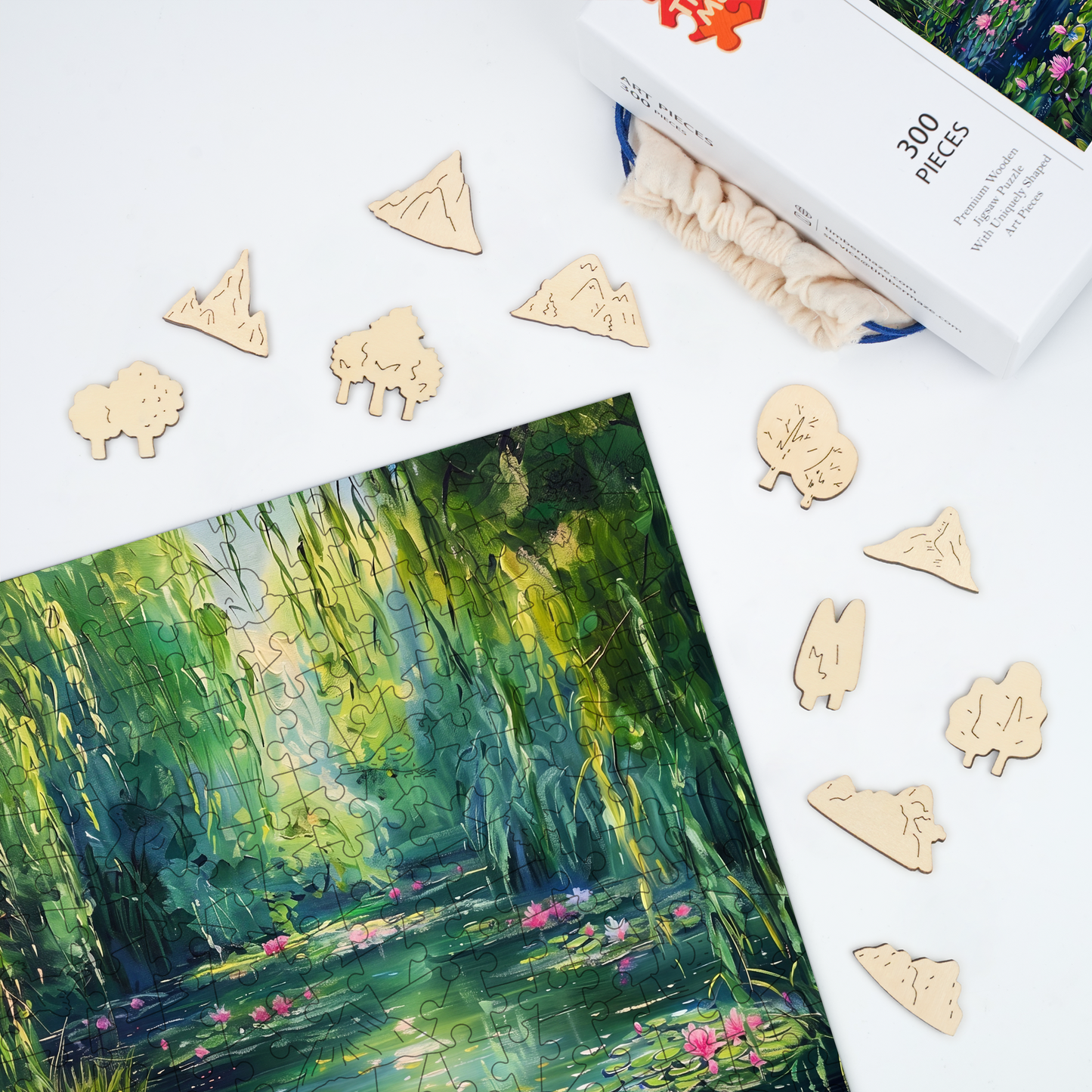 Water Lily - Wooden Jigsaw Puzzle