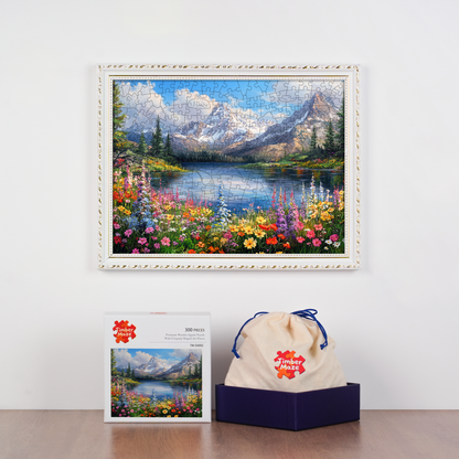 Scenic Bloom - Wooden Jigsaw Puzzle