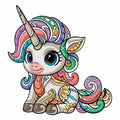 Cute Unicorn - Wooden Jigsaw Puzzle