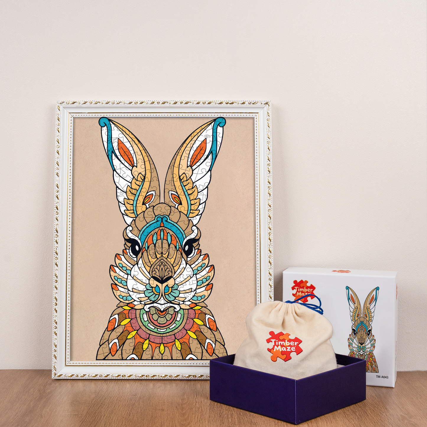 Rabbit Totem - Wooden Jigsaw Puzzle