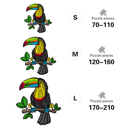 Toucan Branch - Wooden Jigsaw Puzzle