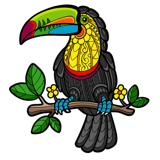 Toucan Branch - Wooden Jigsaw Puzzle