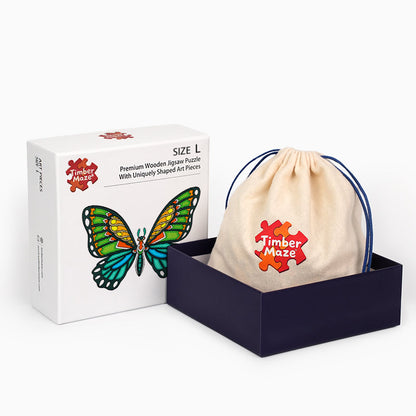 Tropical Butterfly - Wooden Jigsaw Puzzle
