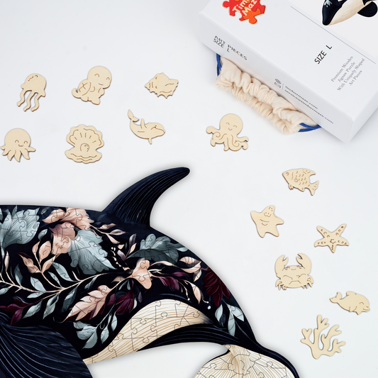 loral Orca Symphony - Wooden Jigsaw Puzzle