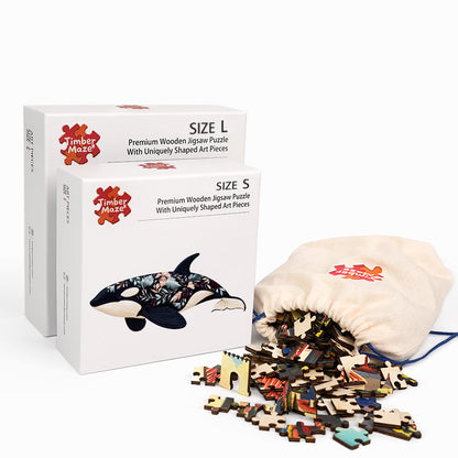 loral Orca Symphony - Wooden Jigsaw Puzzle