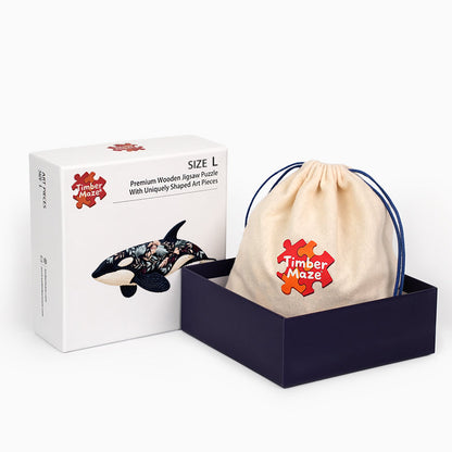 loral Orca Symphony - Wooden Jigsaw Puzzle