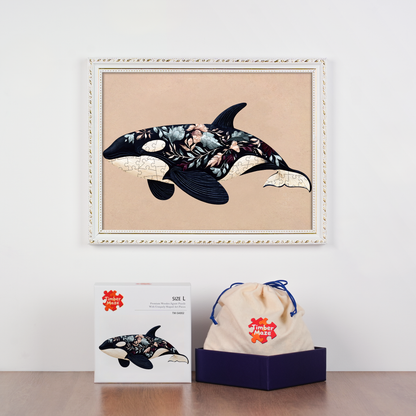 loral Orca Symphony - Wooden Jigsaw Puzzle