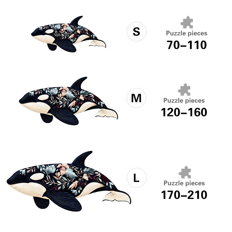 loral Orca Symphony - Wooden Jigsaw Puzzle