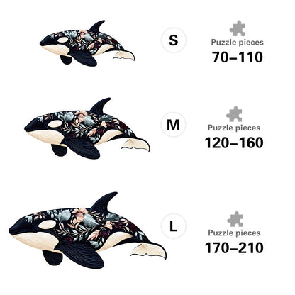 loral Orca Symphony - Wooden Jigsaw Puzzle