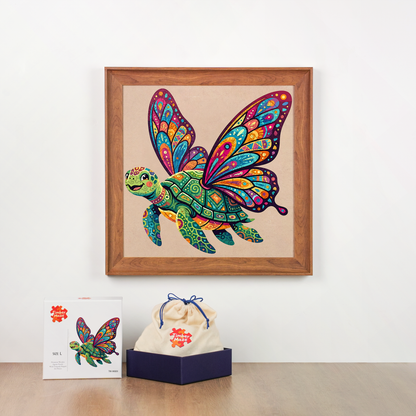 Mariposa Tortuga - Wooden Jigsaw Puzzle