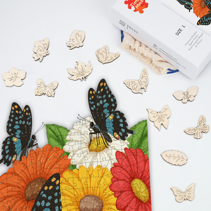 Meadow Dance - Wooden Jigsaw Puzzle