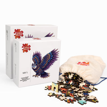 Mystic Owl - Wooden Jigsaw Puzzle