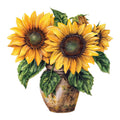 Sunflower Vase - Wooden Jigsaw Puzzle