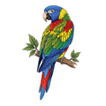 Vivid Macaw - Wooden Jigsaw Puzzle