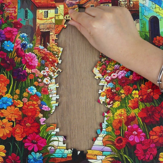 Blossom Trail - Wooden Jigsaw Puzzle